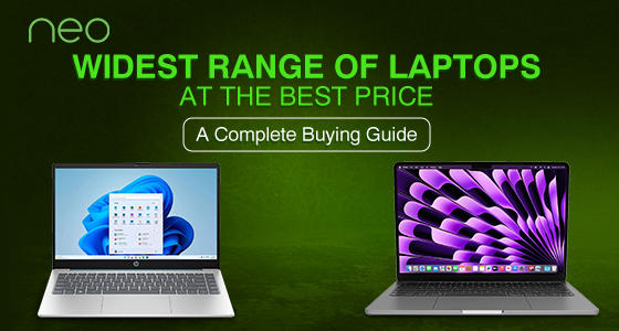 Widest Range of Laptops at the Best Price