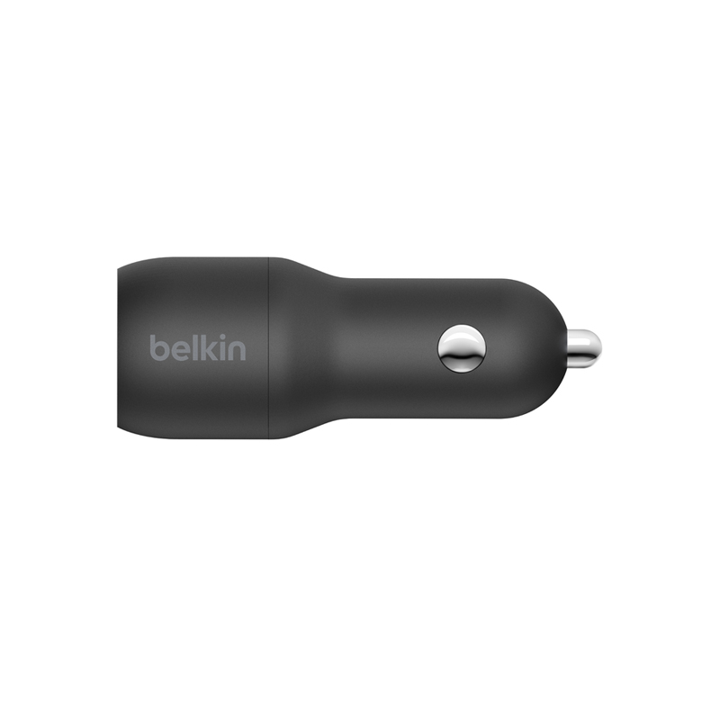 Belkin BoostCharge Dual USBA Car Charger 24W CCB001btBK