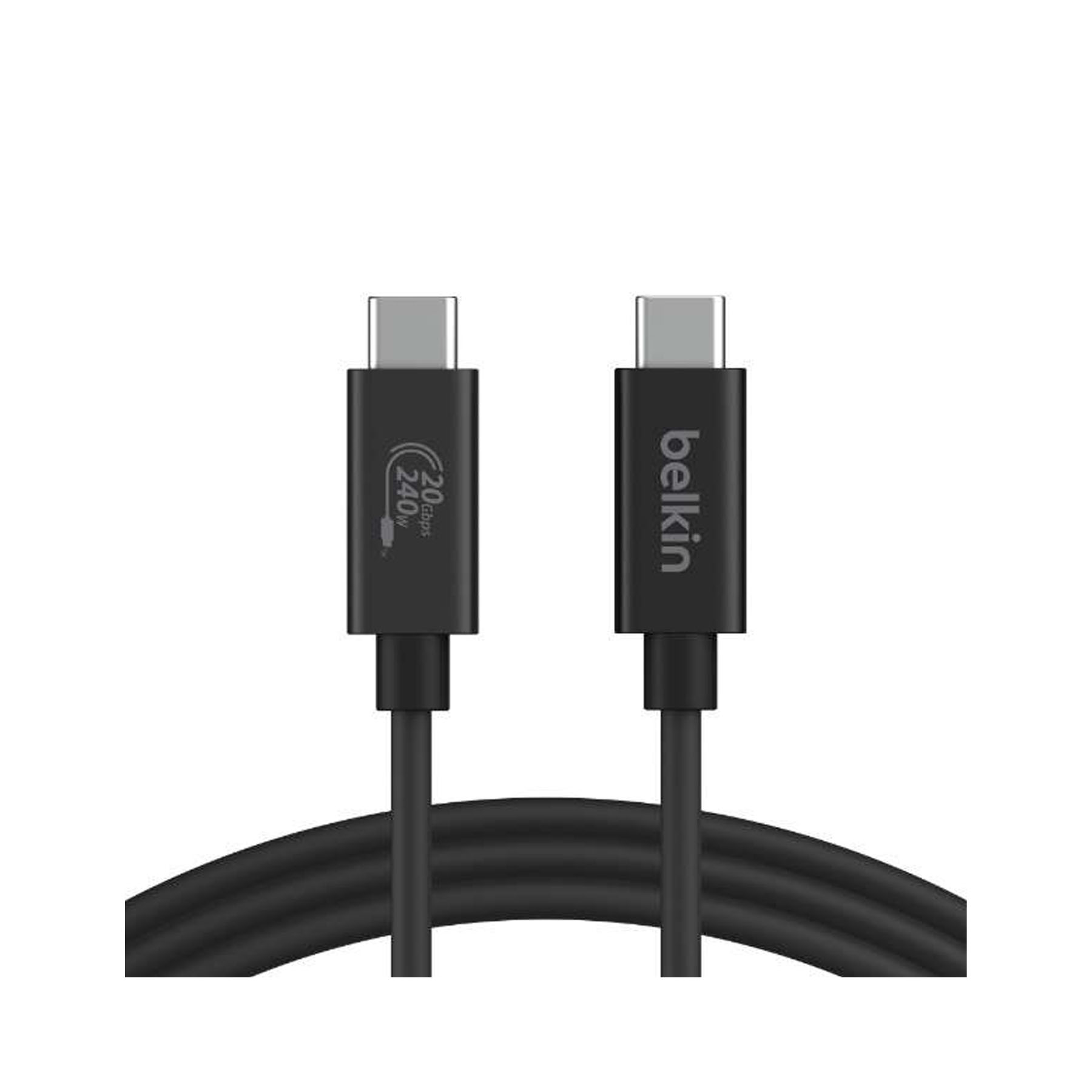 Belkin INZ004qc1.2MBK USB4 240W 20GBPS 1.2M USB-C Cable